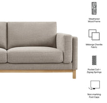 Load image into Gallery viewer, Roscoe 81 inch Fabric Sofa in Pewter
