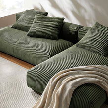 Load image into Gallery viewer, Solace 2-Piece Modular Corduroy Upholstered Sectional Sofa With Chaise
