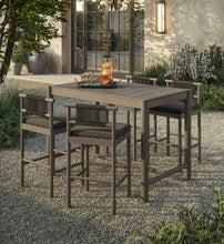 Load image into Gallery viewer, Eleni 5-Piece Outdoor Teak Wood Bar Set
