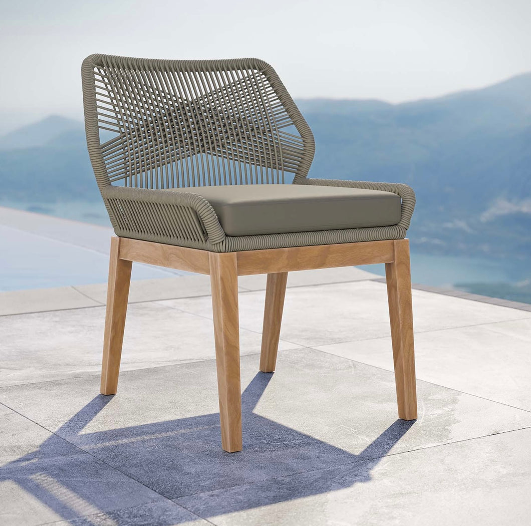 Outdoor Patio Teak Wood Dining Chair