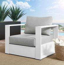 Load image into Gallery viewer, Outdoor Patio Powder-Coated Aluminum Armchair
