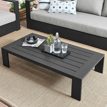 Load image into Gallery viewer, Outdoor Patio Powder-Coated Aluminum Coffee Table
