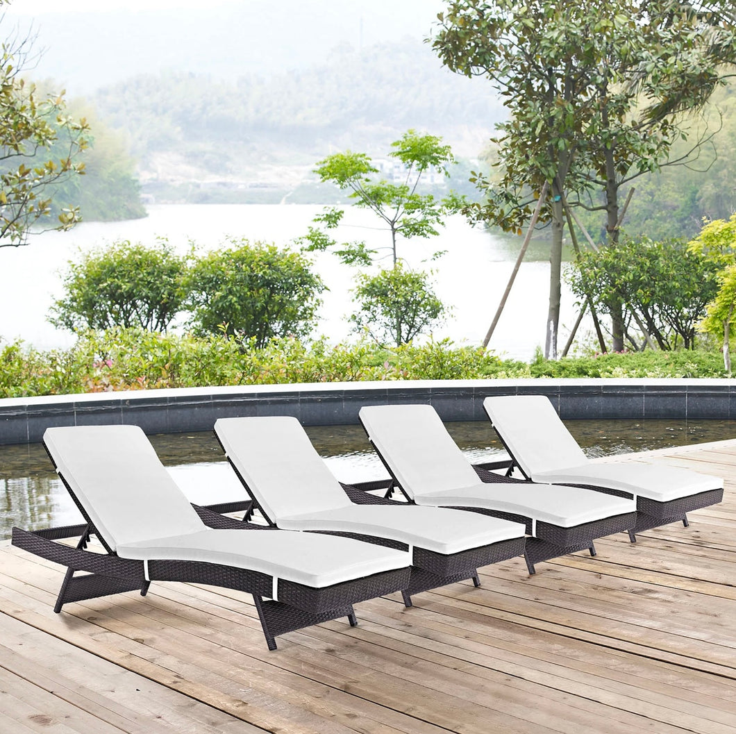 Chaise Outdoor Patio Set of 4