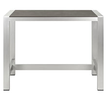 Load image into Gallery viewer, Outdoor Patio Aluminum Rectangle Bar Table
