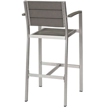 Load image into Gallery viewer, Bar Stool Outdoor Patio Aluminum Set of 2
