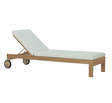 Load image into Gallery viewer, Outdoor Patio Teak Chaise
