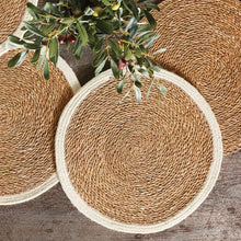 Load image into Gallery viewer, Jute Round Placemat set of 8
