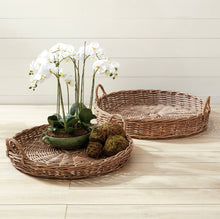 Load image into Gallery viewer, NORMANDY EXTRA LARGE LOW ROUND BASKETS, SET OF 2
