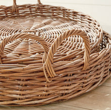 Load image into Gallery viewer, NORMANDY EXTRA LARGE LOW ROUND BASKETS, SET OF 2
