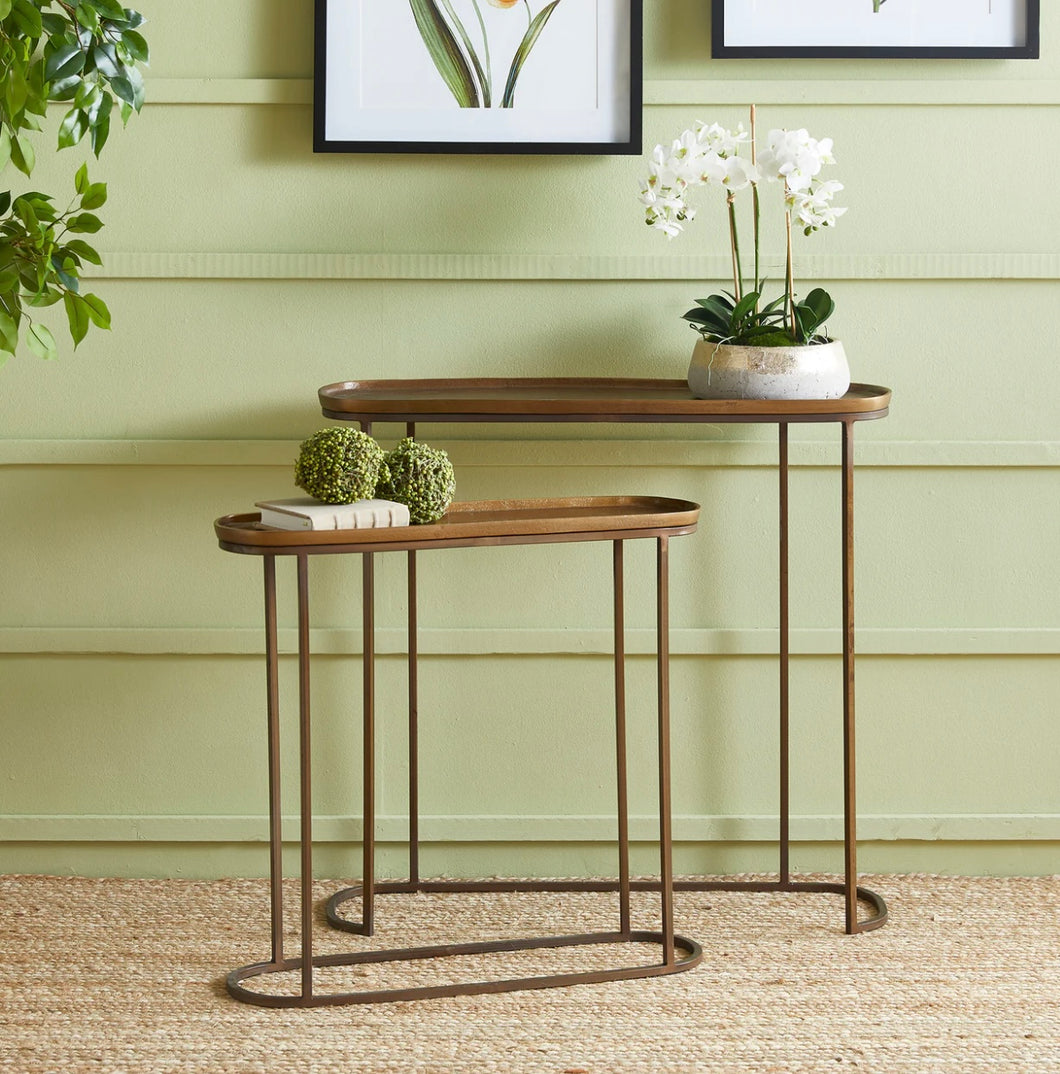 Ziva Console Tables, set of 2