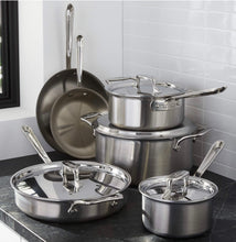 Load image into Gallery viewer, All-Clad ® d5 ® Brushed Stainless Steel 10-Piece Cookware Se
