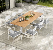 Load image into Gallery viewer, Aeris 9-Piece Outdoor Patio Aluminum Dining Set
