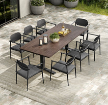 Load image into Gallery viewer, Aeris 9-Piece Outdoor Patio Aluminum Dining Set
