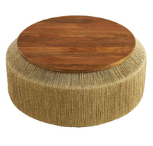 Load image into Gallery viewer, Maris Seagrass and Wood Coffee Table in Walnut Natural
