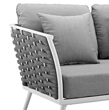 Load image into Gallery viewer, Stance Outdoor Patio Aluminum Loveseat and Sofa
