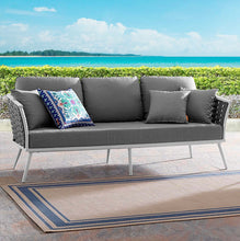 Load image into Gallery viewer, Stance Outdoor Patio Aluminum Loveseat and Sofa

