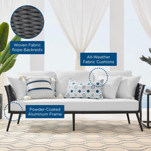 Load image into Gallery viewer, Stance Outdoor Patio Aluminum Loveseat and Sofa

