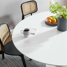 Load image into Gallery viewer, Lippa 60&quot; Round Wood Dining Table in White
