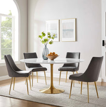 Load image into Gallery viewer, Lippa 60&quot; Round Wood Dining Table in White
