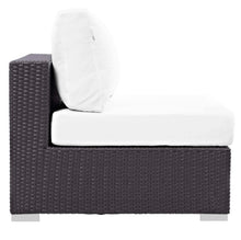 Load image into Gallery viewer, Convene 5 Piece Set Outdoor Patio with Fire Pit in Espresso White
