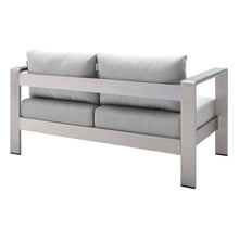 Load image into Gallery viewer, Shore 3 Piece Sunbrella® Fabric Outdoor Patio Aluminum Set
