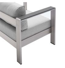 Load image into Gallery viewer, Shore 4 Piece Sunbrella® Fabric Outdoor Patio Aluminum Set
