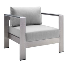 Load image into Gallery viewer, Shore 9 Piece Sunbrella® Fabric Outdoor Patio Aluminum Sectional Sofa Set
