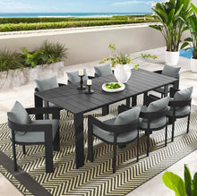 Load image into Gallery viewer, Tahoe 9-Piece Outdoor Patio Aluminum Dining Set
