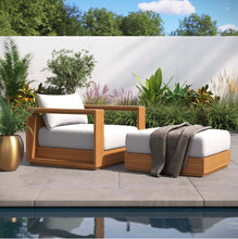 Load image into Gallery viewer, Tahoe Outdoor Patio Acacia Wood Furniture Set in Natural Light Gray
