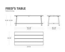 Load image into Gallery viewer, Fred&#39;s Table
