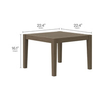Load image into Gallery viewer, Northlake 3-Piece Outdoor Patio Teak Wood Furniture Set with Chaise Lounges and Side Table in Weathered Gray

