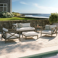 Load image into Gallery viewer, Northlake  Outdoor Patio Teak Wood Furniture Set in Weathered Gray
