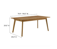 Load image into Gallery viewer, Vienna Outdoor Patio Teak and Rope Dining Set
