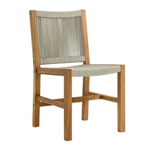 Load image into Gallery viewer, Vienna Outdoor Patio Teak and Rope Dining Set
