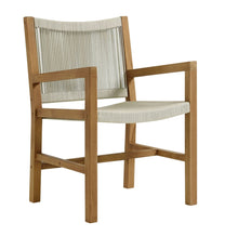 Load image into Gallery viewer, Vienna Outdoor Patio Teak and Rope Dining Set
