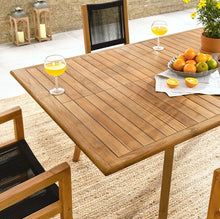 Load image into Gallery viewer, Vienna Outdoor Patio Teak and Rope Dining Set

