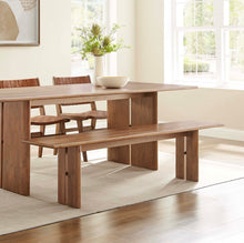 Load image into Gallery viewer, Amistad Wood Bench in Walnut
