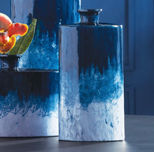 Load image into Gallery viewer, AZUL DECORATIVE FLASK VASE
