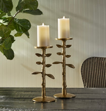 Load image into Gallery viewer, BRIER CANDLE STANDS, SET OF 2
