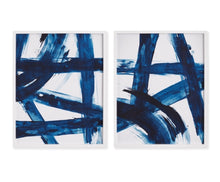 Load image into Gallery viewer, INDIGO ABSTRACTS, SET OF 2
