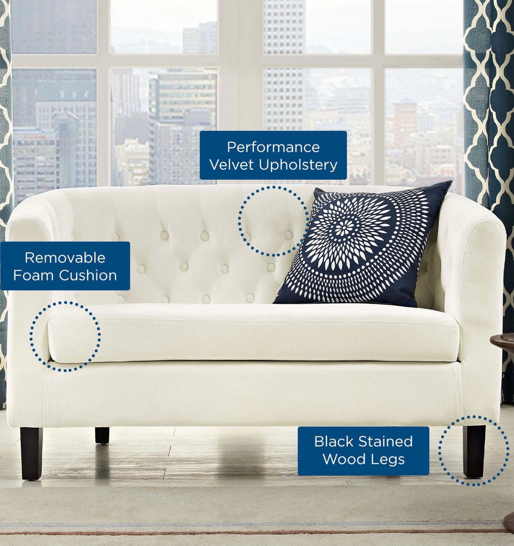 Prospect Performance Velvet Loveseat