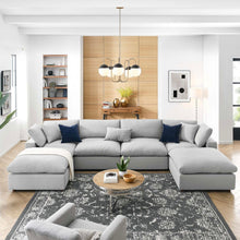 Load image into Gallery viewer, Giuli Down Filled Overstuffed 6-Piece Sectional Sofa

