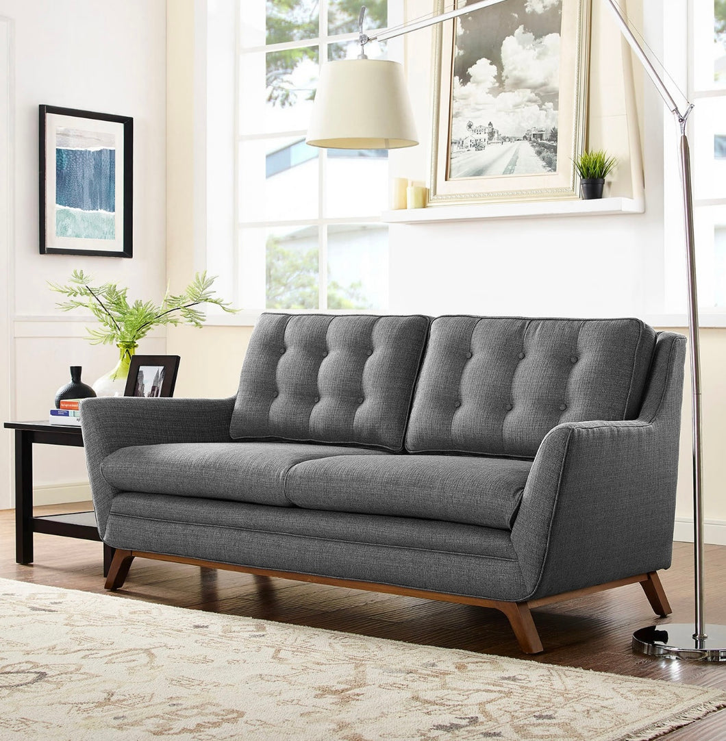 Beguile Upholstered Fabric Loveseat