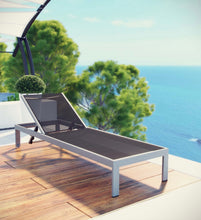 Load image into Gallery viewer, Shore Outdoor Patio Aluminum Mesh Chaise
