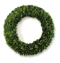Load image into Gallery viewer, BOXWOOD WREATH 24&quot;
