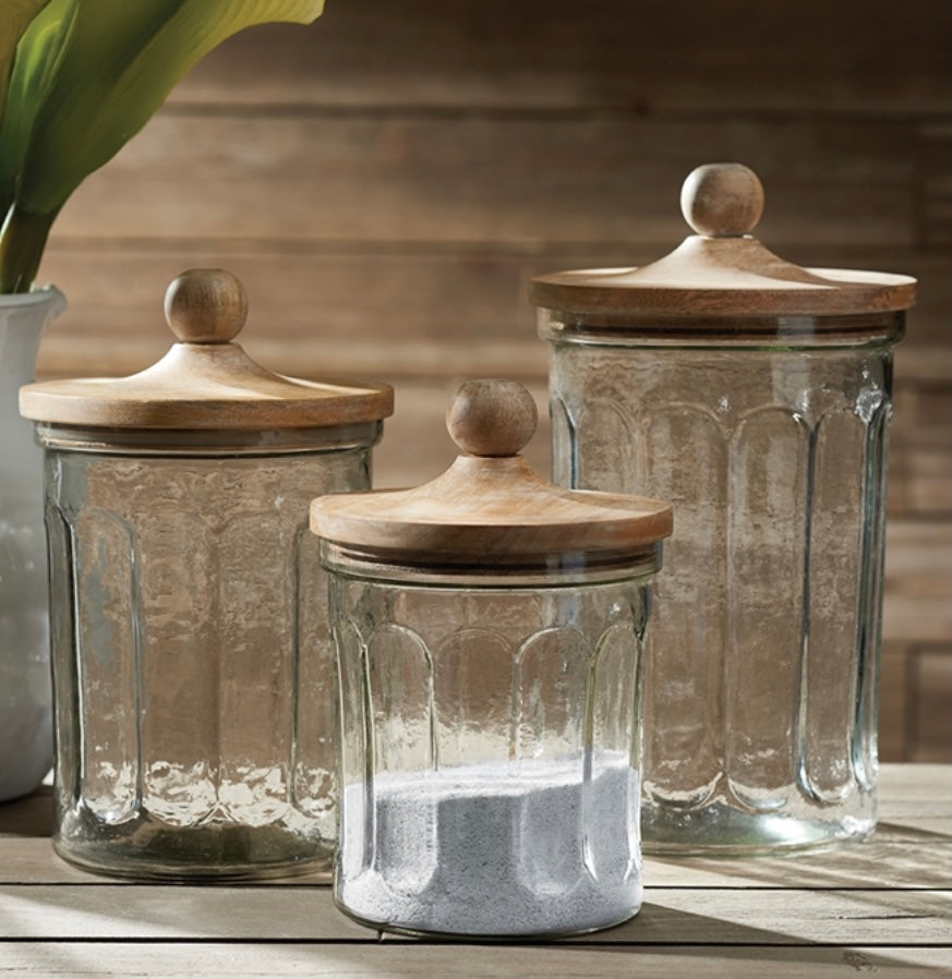OLIVE HILL CANISTERS, SET OF 3