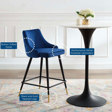 Load image into Gallery viewer, Adorn Performance Velvet Counter Bar Stool
