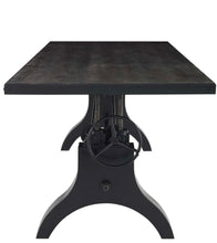 Load image into Gallery viewer, Genuine 96&quot; Crank Height Adjustable Rectangle Dining and Conference Table in Black
