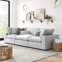 Load image into Gallery viewer, Commix Down Filled Overstuffed 3 Piece Sectional Sofa Set

