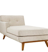 Load image into Gallery viewer, Engage Left-Facing Upholstered Fabric Chaise in Azure
